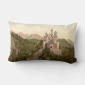ノイシュヴァンシュタイン城の城、ババリア、ドイツ ランバークッション (裏面)