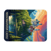 ノイシュヴァンシュタイン城ドイツ旅行 マグネット (横)