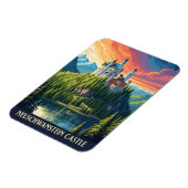 ノイシュヴァンシュタイン城ドイツ旅行 マグネット (左側)