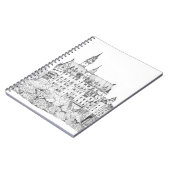 ノイシュヴァンシュタイン城ドイツ素晴らしラインアート ノートブック (左側)