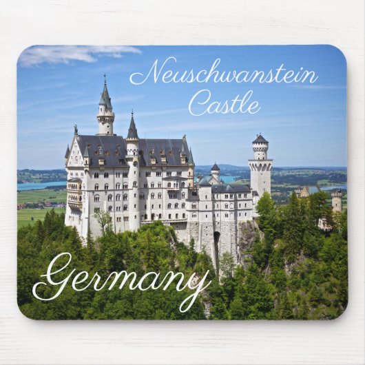 ノイシュヴァンシュタイン城ドイツ マウスパッド (正面)