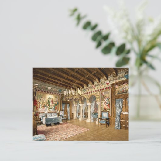 ノイシュヴァンシュタイン城上部バイエルドイ ポストカード (スタンド正面)