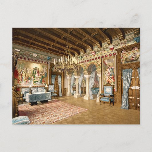 ノイシュヴァンシュタイン城上部バイエルドイ ポストカード (正面)