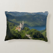 ノイシュヴァンシュタイン城南バイエルドイツドイツ アクセントクッション (裏面)