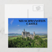 ノイシュヴァンシュタイン城 バイエルン ドイツ ポストカード (正面/裏面)