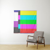 ノイズのあるテレビ画面が信号なし タペストリー (インサイチュ(横))