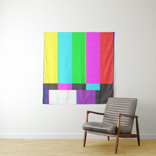 ノイズのあるテレビ画面が信号なし タペストリー (インサイチュ)