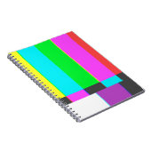 ノイズのある信号テレビ画面なし ノートブック (右側)