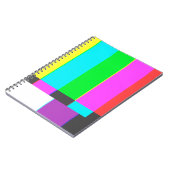 ノイズのある信号テレビ画面なし ノートブック (左側)