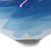 ノイズの上に上昇：感動的引用文アート ポスター (角)