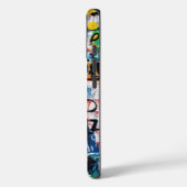 ノイズの多いラインインスパイアグラフィッティアートフォンケース Case-Mate iPhoneケース (裏面 / 左)