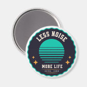 ノイズを抑え、寿命を延ばす – レトロ帽子デザイン マグネット (正面/裏面)