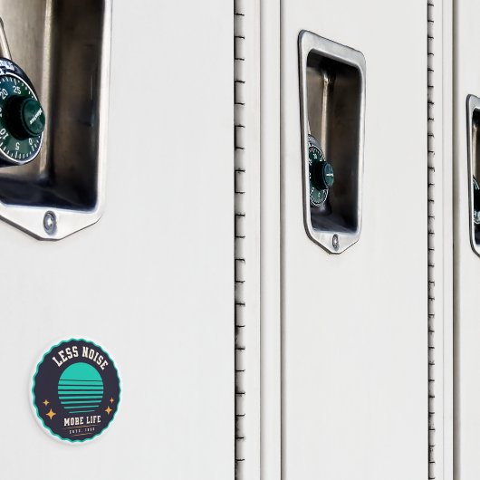 ノイズを抑え、寿命を延ばす – レトロ帽子デザイン マグネット (インサイチュ (ロッカー))