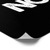 ノイズターノイズおもしろいの多いオイスタープンダークBG ポスター (角)