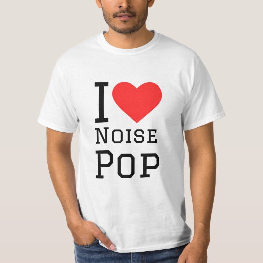 ノイズポップが好き Tシャツ (正面)