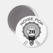 ノイズポップ・アートの20 マグネット (正面/裏面)