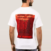 ノイズマリーンズ – 日付の修正 Tシャツ (裏面)