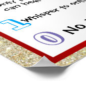 ノイズメーターのノイズチャート ポスター (角)