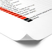 ノイズレベルグラフ ポスター (角)