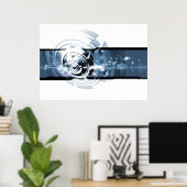 ノイズ、サウンド、音楽 ポスター (ホームオフィス)