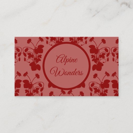 ノイチゴパターン 名刺 (正面)