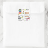 ノイパーソナライズされたキ工芸絵を描品 スクエアシール (バッグ)