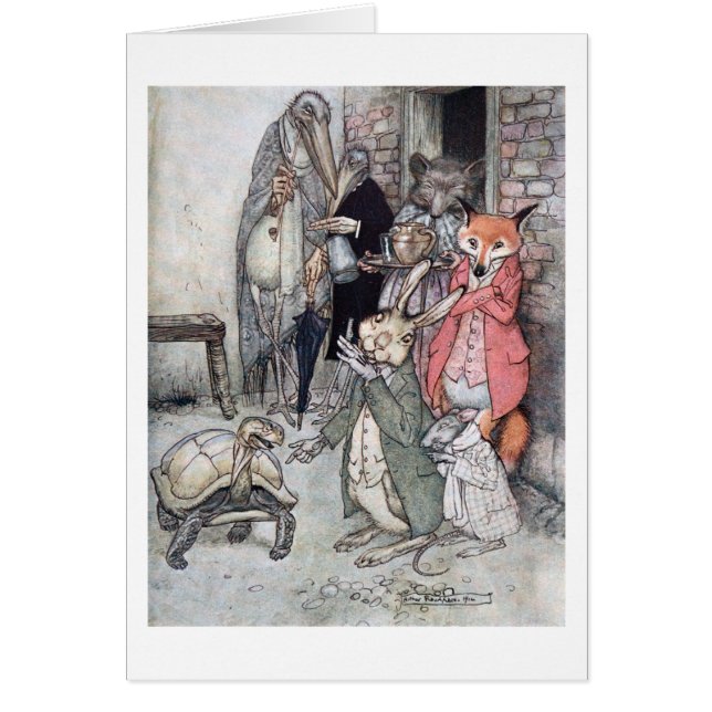 ノウサギおよびカメ (正面)