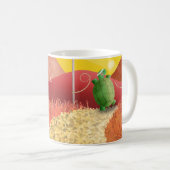 ノウサギおよびカメ2 -マグ コーヒーマグカップ (正面右)