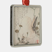 ノウサギおよびタンポポ、Kubo Shunmanの日本のな芸術 メタルオーナメント (右)