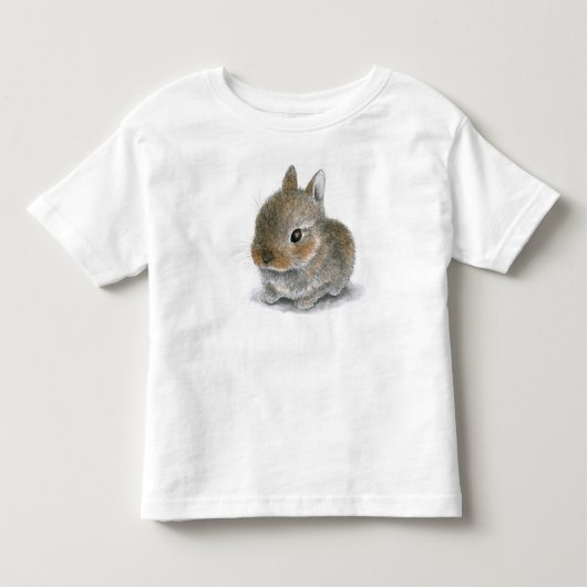 ノウサギ61のバニーウサギ トドラーTシャツ (正面)
