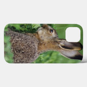 ノウサギ, Lepus europaeus, 幼体, 食べる Case-Mate iPhoneケース (裏面 (横))