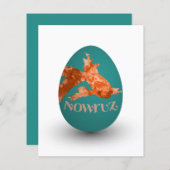 ノウズ金魚絵を描の卵 (正面/裏面)