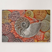 ノウチラスと貝殻 ジグソーパズル (横)