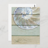 ノウチラス貝 ポストカード (正面/裏面)