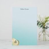 ノウチラス貝 便箋 (スタンド正面)