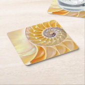 ノウチラス スクエアペーパーコースター (アングル)