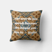 ノウルカスタムツイランの新年のギフトKhatam Art クッション (裏面)