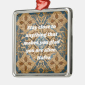 ノウルカスタムツイランの新年のギフトKhatam Art メタルオーナメント (左)