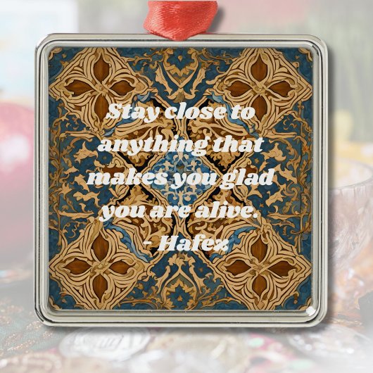 ノウルカスタムツイランの新年のギフトKhatam Art メタルオーナメント