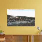 ノウルズ花崗岩の採石場の空中表示 キャンバスプリント (インサイチュ (リビング))