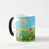 ノウルーズテーママグ モーフィングマグカップ (正面左)