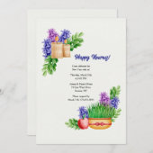 ノウルーズ招待状 招待状 (正面/裏面)