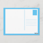 ノウルーズ・ムバラクの角切り花 ポストカード (裏面)