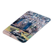 ノウルーズ・ムバラク。ペルシャ新年ファインアート マグネット (左側)