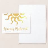 ノウルーズ・ムバラク！金ゴールドフォイル・サン 箔カード (ディスプレー)