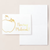 ノウルーズ・ムバラク！金ゴールドフォイル・スクワイグ・アップル 箔カード (ディスプレー)