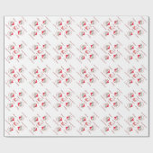 ノエルかわいらしヌビアンヤギのクリスマスラッピング紙 ラッピングペーパー (フラット)