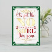 ノエルにNOを入れる 箔招待状 (立ち正面)