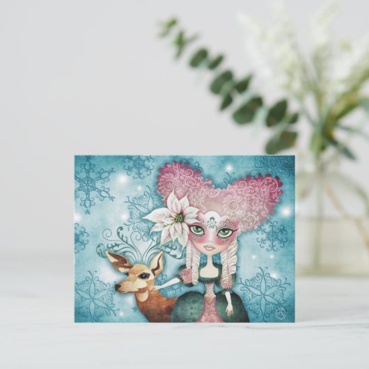 ノエルズウィンター魔法はがき ポストカード (スタンド正面)