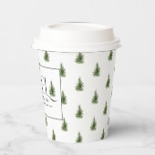 ノエルモダンタイポグラフィビジネスクリスマスホリデイ 紙コップ (左)